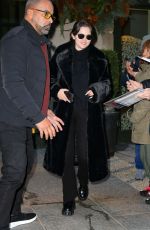 SELENA GOMEZ Leaves Her Hotel in New York 12/13/2022