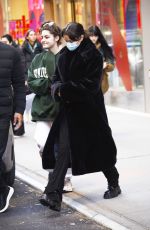 SELENA GOMEZ Out Shopping in New York 12/13/2022