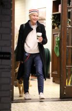 SELMA BLAIR Leaves Alfred Coffee with Her Service Dog Scout 12/29/2022