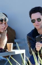 SELMA BLAIR Meets Up with Sasha Farber for Coffee in Los Angeles 12/08/2022