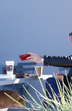 SELMA BLAIR Meets Up with Sasha Farber for Coffee in Los Angeles 12/08/2022