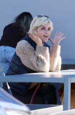 SELMA BLAIR Meets Up with Sasha Farber for Coffee in Los Angeles 12/08/2022