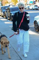 SELMA BLAIR Out for Coffee with Her Service Dog at Alfred Coffee in Studio City 12/14/2022