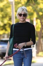 SELMA BLAIR Out with Her Dog in Beverly Hills 12/04/2022