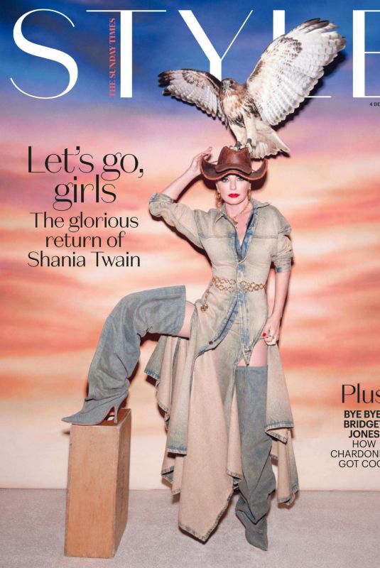 SHANIA TWAIN in The Sunday Times Style, December 2022