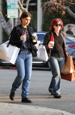 SHARON and AIMEE OSBOURNE Out Shopping on Melrose Place in Los Angeles 12/29/2022
