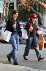 SHARON and AIMEE OSBOURNE Out Shopping on Melrose Place in Los Angeles 12/29/2022