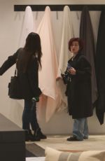 SHARON STONE Out Shopping at James Perse in Beverly Hills 12/19/2022