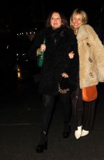 SIENNA MILLER and FRAN CUTLER Night Out at Park Lane in London 12/17/2022