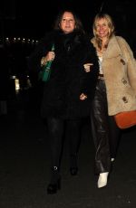 SIENNA MILLER and FRAN CUTLER Night Out at Park Lane in London 12/17/2022