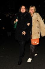 SIENNA MILLER and FRAN CUTLER Night Out at Park Lane in London 12/17/2022