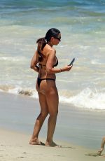 SNEZANA WOOD in Bikini at a Beach in Perth 12/20/2022