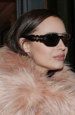SOFIA CARSON Arrives at Her Hotel in Paris 12/05/2022