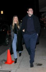SOFIA RICHIE and Elliot Grainge Out for Dinner Date at Giorgio Baldi in Santa Monica 12/14/2022