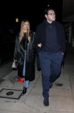 SOFIA RICHIE and Elliot Grainge Out for Dinner Date at Giorgio Baldi in Santa Monica 12/14/2022