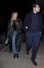 SOFIA RICHIE and Elliot Grainge Out for Dinner Date at Giorgio Baldi in Santa Monica 12/14/2022