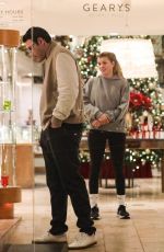 SOFIA RICHIE and Elliot Grange on Christmas Shopping at Geary