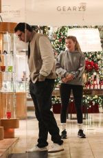 SOFIA RICHIE and Elliot Grange on Christmas Shopping at Geary