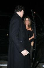 SOFIA VERGARA and Jjoe M|anganiello Arrives at Jennifer Klein