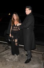SOFIA VERGARA and Jjoe M|anganiello Arrives at Jennifer Klein