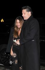 SOFIA VERGARA and Jjoe M|anganiello Arrives at Jennifer Klein