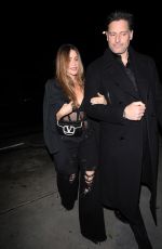 SOFIA VERGARA and Jjoe M|anganiello Arrives at Jennifer Klein