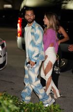 SUSANA GOMEZ and Maluma Arrives at Papi Steak in Miami Beach 12/11/2022
