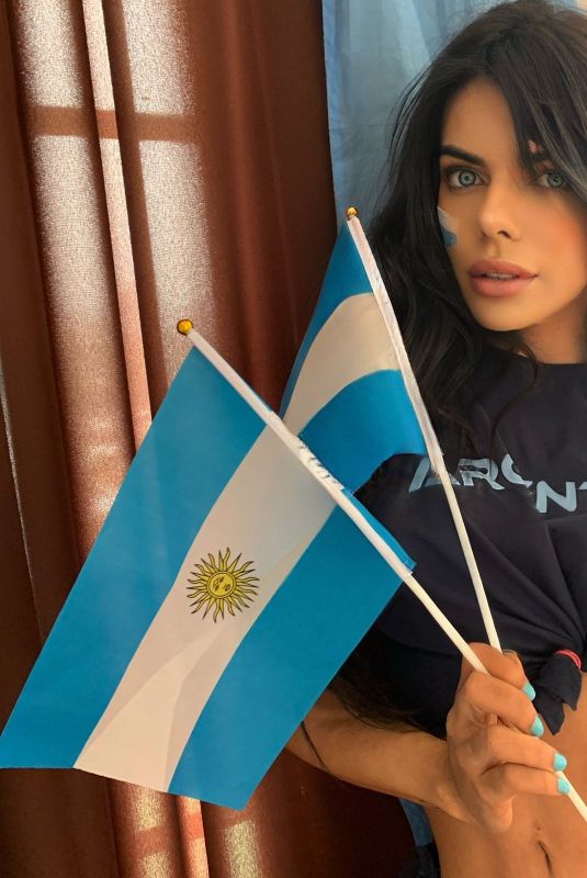 SUZY CORTEZ Celebrates Argentina’s Word Cup Victory, December 2022