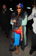 SZA Arrives at SNL Afterparty at Dos Caminos Park Ave in New York 12/04/2022