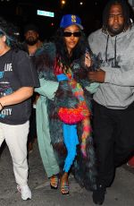 SZA Arrives at SNL Afterparty at Dos Caminos Park Ave in New York 12/04/2022