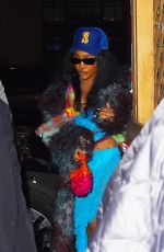 SZA Arrives at SNL Afterparty at Dos Caminos Park Ave in New York 12/04/2022
