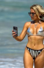TALLIA STORM in Bikini at a Beach in Barbados 12/19/2022