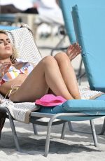 TALLIA STORM in Bikini at a Beach in Miami 12/02/2022