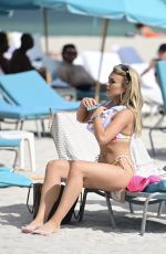 TALLIA STORM in Bikini at a Beach in Miami 12/02/2022