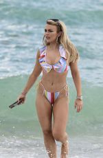 TALLIA STORM in Bikini at a Beach in Miami 12/02/2022