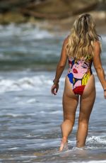 TALLIA STORM in Swimsuit at a Beach in Barbados 12/21/2022