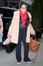 TAMARA TUNIE Arrives at Good Morning America in New York 12/22/2022
