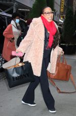 TAMARA TUNIE Arrives at Good Morning America in New York 12/22/2022