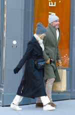 TAYLOR NEISEN and Liev Schreiber Out on Christmas Day in New York 12/25/2022
