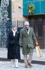 TAYLOR NEISEN and Liev Schreiber Out on Christmas Day in New York 12/25/2022