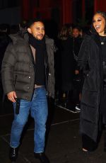 TIA MOWRY and Her Brother Tahj Out for Dinner at Acme Restaurant in New York 12/17/2022