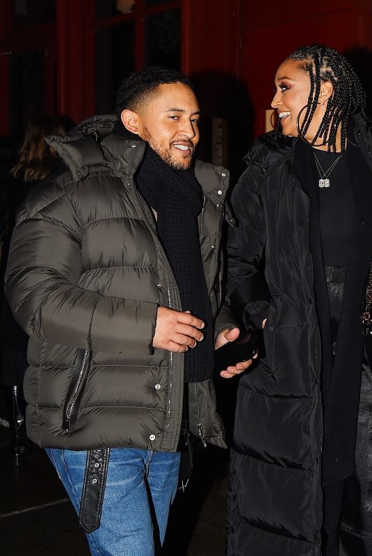 TIA MOWRY and Her Brother Tahj Out for Dinner at Acme Restaurant in New York 12/17/2022