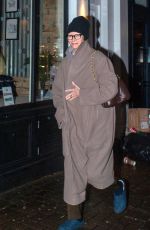 TILDA SWINTON Night Out in London 12/19/2022
