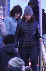 TINA FEY Out at Winter Wonderland in London 12/19/2022