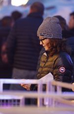 TINA FEY Out at Winter Wonderland in London 12/19/2022