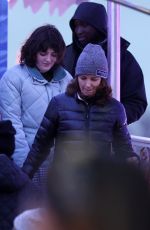 TINA FEY Out at Winter Wonderland in London 12/19/2022