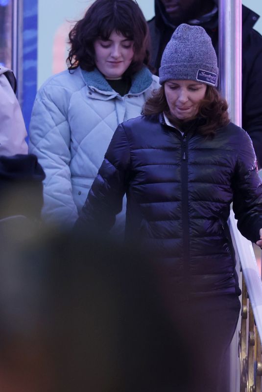 TINA FEY Out at Winter Wonderland in London 12/19/2022