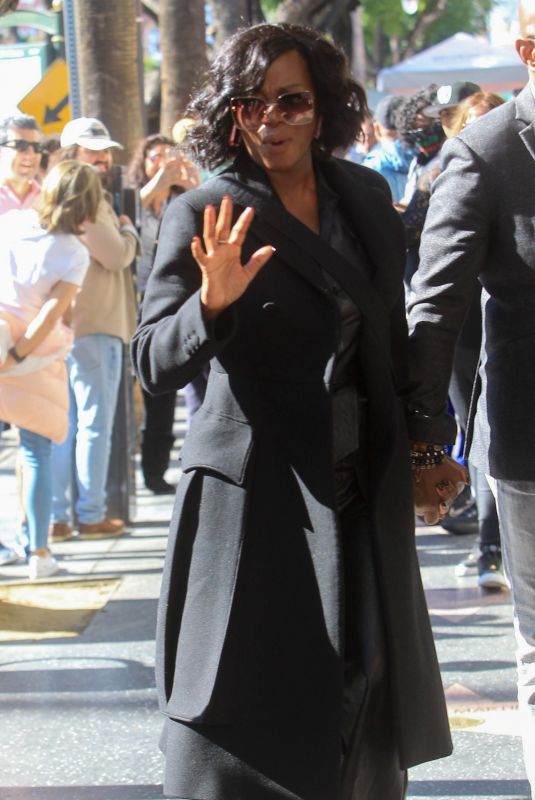 VIOLA DAVIS Leaves Octavia Spencer’s Walk of Fame Event in Hollywood 12/08/2022
