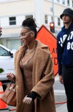 WINNIE HARLOW and Kyle Kuzma Out for Lunch at Il Pastaio in Beverly Hills 12/15/2022
