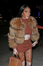 WINNIE HARLOW Leaves Revolve Winterland Holiday Event in Los Angeles 12/08/2022